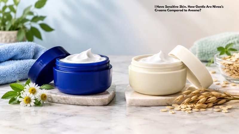 I Have Sensitive Skin. How Gentle Are Nivea’s Creams Compared to Aveeno?
